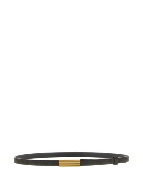 KHAITE leather belt - Brown - zdjęcie produktu nr 1