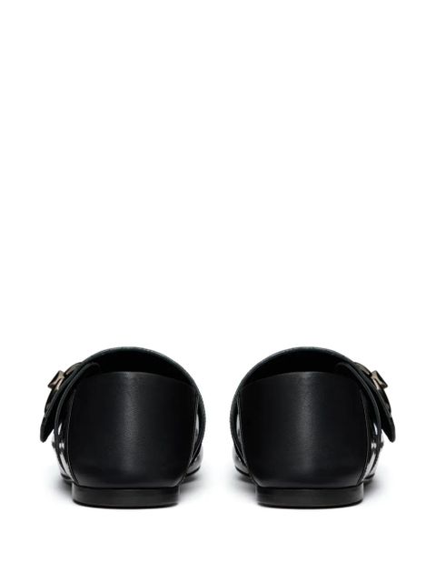 Valentino Garavani VLogo Locket Mary-Jane ballet flats - Black