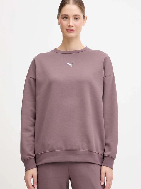 Puma bluza damska kolor fioletowy z aplikacją 685400.D - zdjęcie produktu nr 1