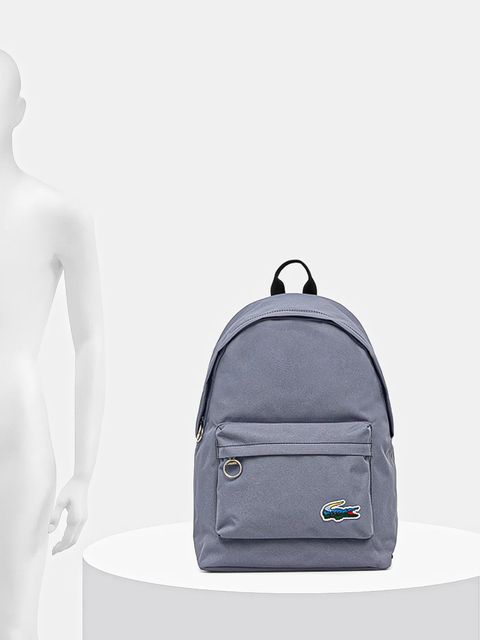 Lacoste plecak kolor niebieski duży gładki NU5142HN