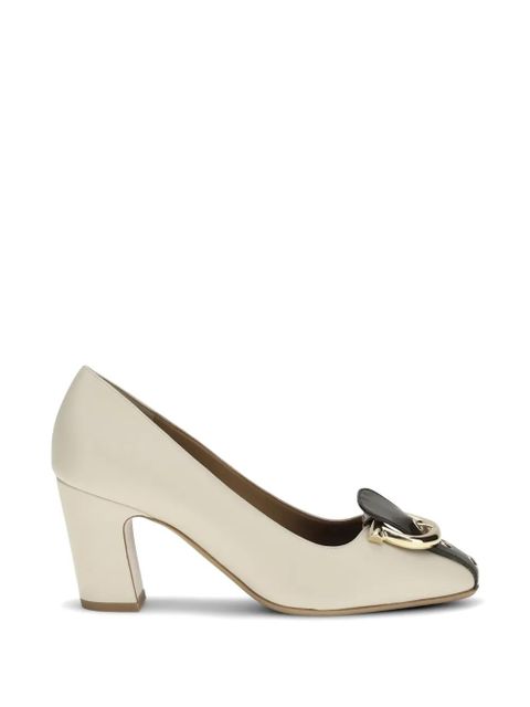 Ferragamo buckle-detail pumps - Neutrals - zdjęcie produktu nr 1