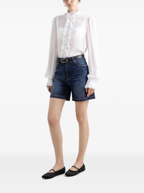 Dolce & Gabbana logo-plaque shorts - Blue - zdjęcie produktu nr 2