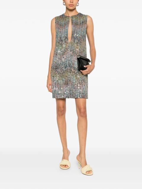 Missoni sequin-embellished metallic-thread mini dress - Pink - zdjęcie produktu nr 2