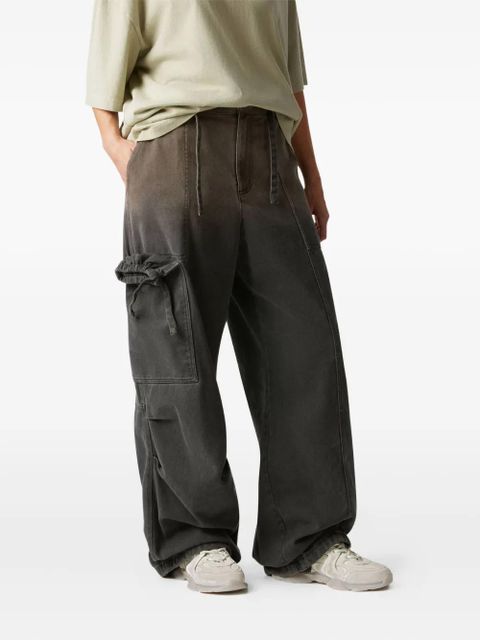 Axel Arigato suede leather panel trainers - White