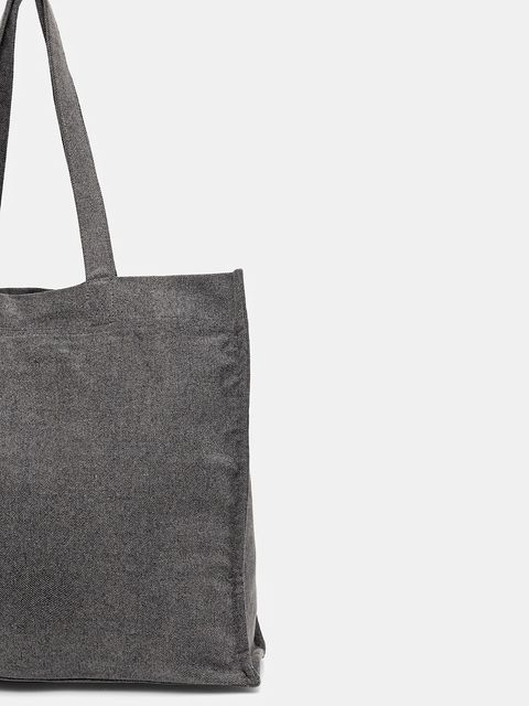 Karl Lagerfeld Jeans torba jeansowa kolor szary A4W50040