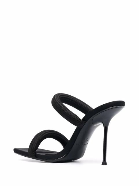Alexander Wang Julie logo-print sandals - Black