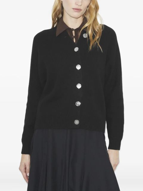 Tory Burch button merino-wool cardigan - Black - zdjęcie produktu nr 2