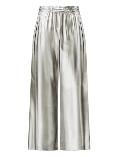 Diesel elasticated wide-leg trousers - Grey
