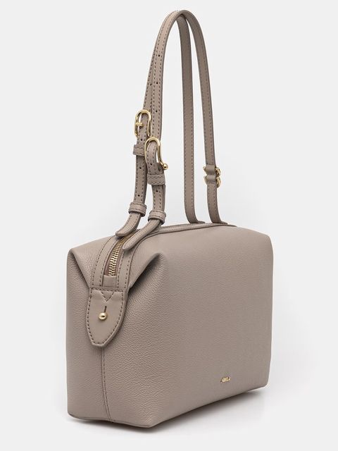Furla torebka skórzana Double M Boston Bag - zdjęcie produktu nr 1