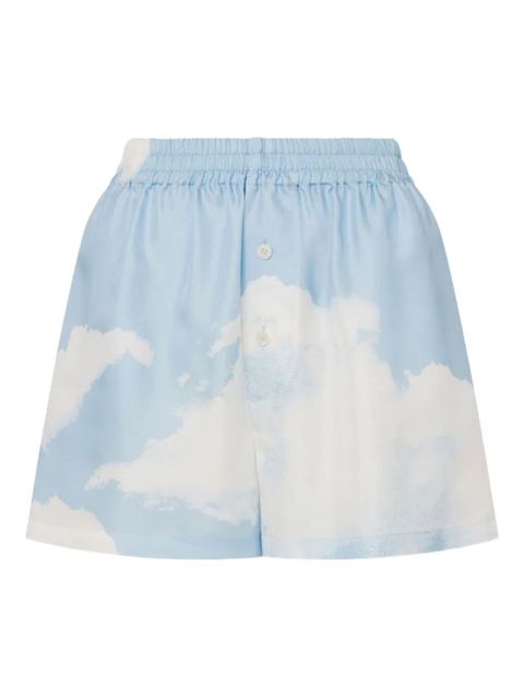 Moschino cloud-print shorts - Blue - zdjęcie produktu nr 1