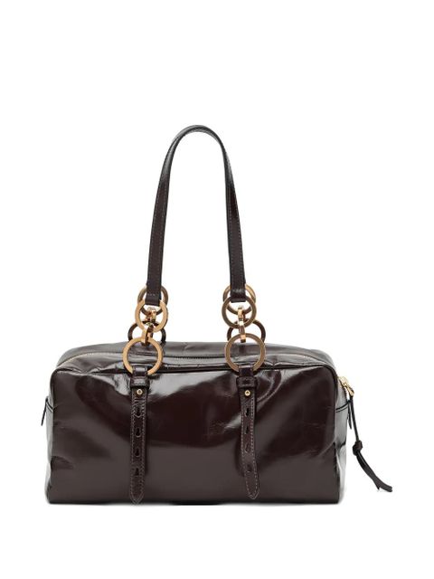 Prada leather shoulder bag - Brown