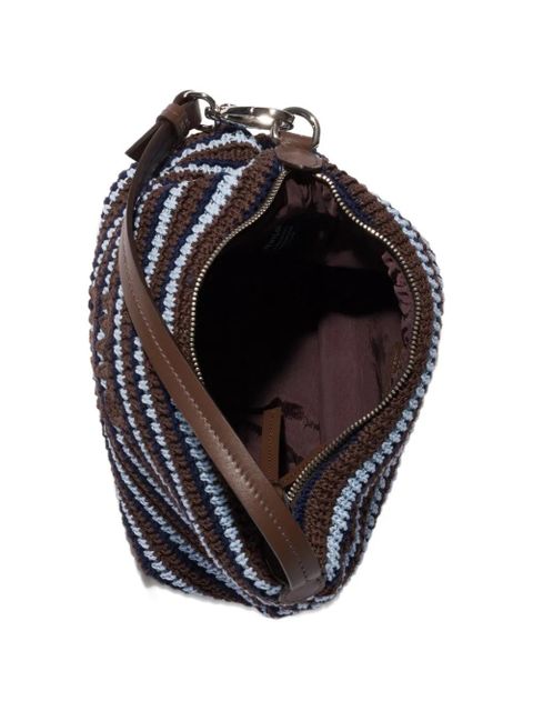 Miu Miu crochet pouch - Brown