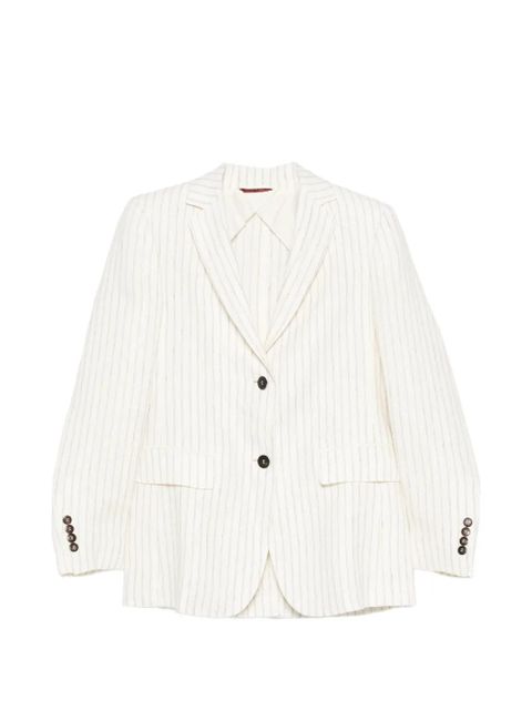 Max Mara striped button jacket - Neutrals - zdjęcie produktu nr 1