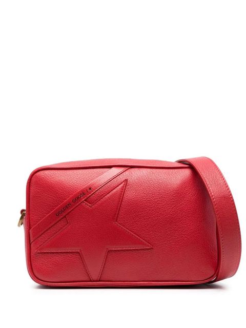 Golden Goose Mini Star leather crossbody bag - Red - zdjęcie produktu nr 1