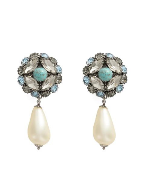 Dolce & Gabbana faux-pearl drop earrings - Silver - zdjęcie produktu nr 1