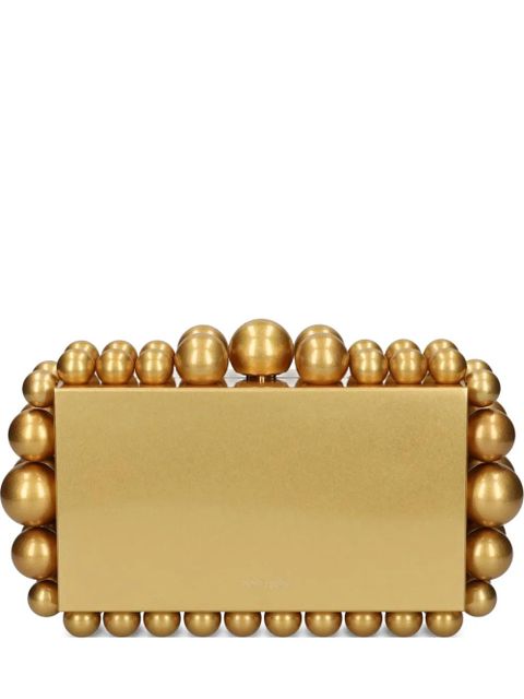 Cult Gaia bead-embellished clutch bag - Gold - zdjęcie produktu nr 1