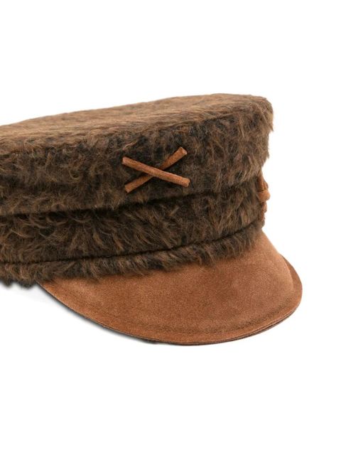 Ruslan Baginskiy logo-detail hat - Brown
