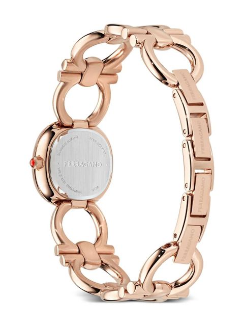 Ferragamo Double Gancini 25mm - Grey