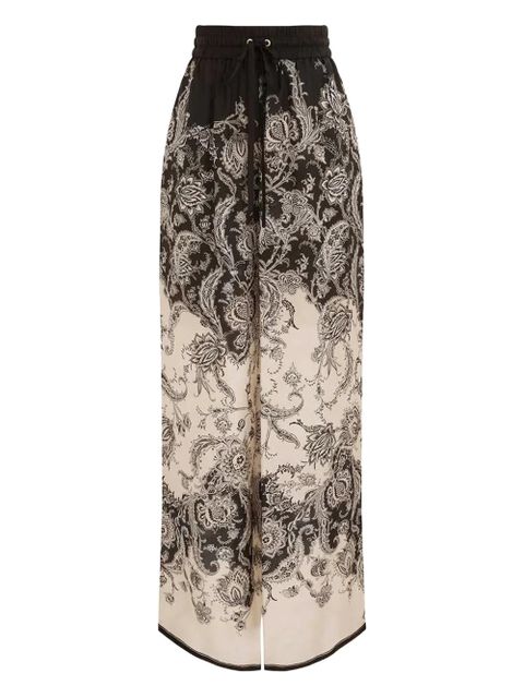 ZIMMERMANN Rhiannon palazzo pants - Black - zdjęcie produktu nr 1