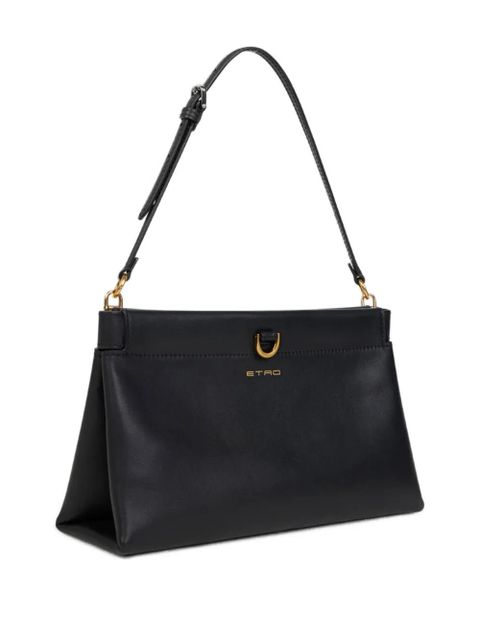 ETRO mini Talk leather shoulder bag - Black
