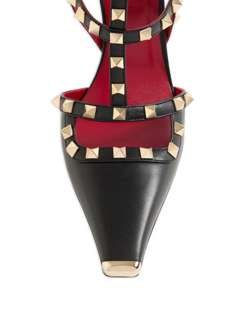 Valentino Garavani Rockstud kidskin pumps 100mm - Black