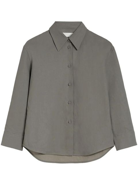 Jil Sander curved hem shirt - Grey - zdjęcie produktu nr 1