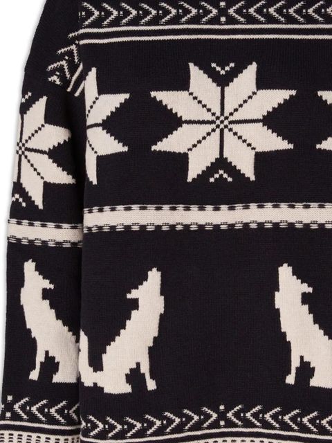 ETRO fair-isle sweater - Black