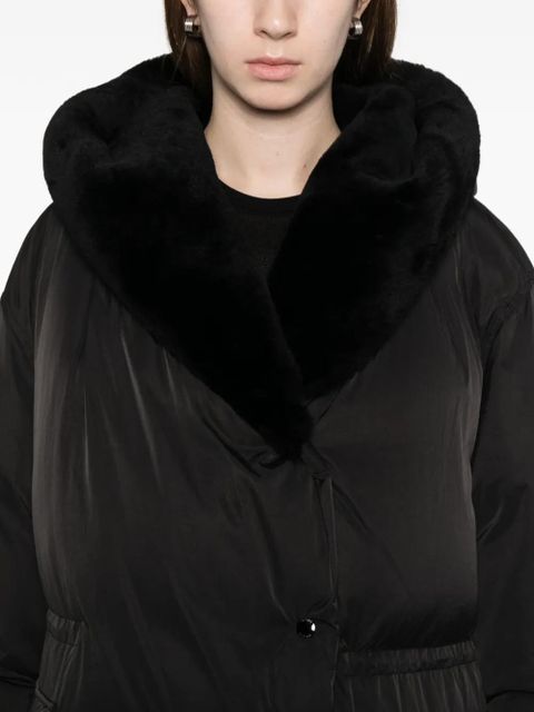 TOTEME cinched puffer jacket - Black