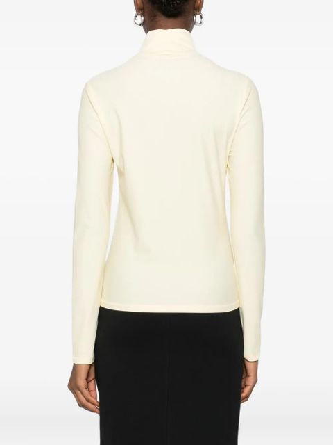 Coperni long-sleeved high-neck top - Yellow