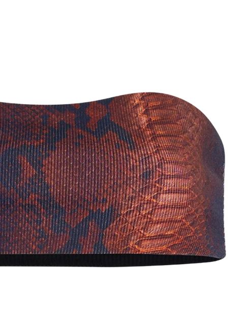 Jean Paul Gaultier ribbed printed bra top - Brown - zdjęcie produktu nr 2