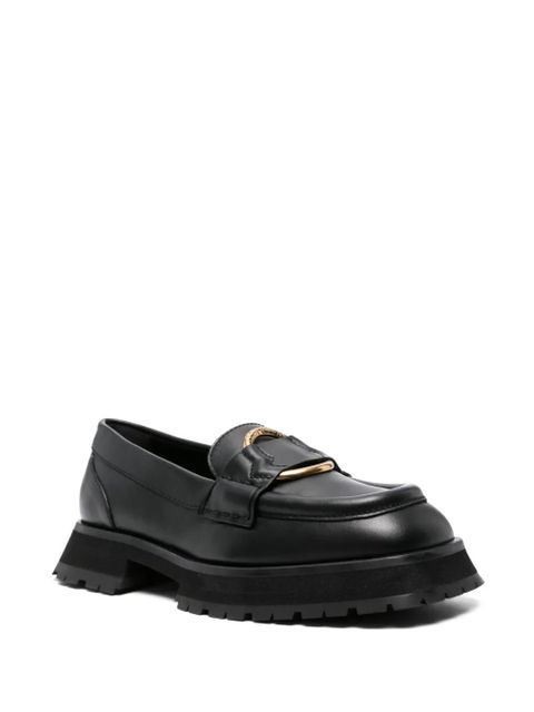 Moncler Bell leather loafers - Black - zdjęcie produktu nr 2