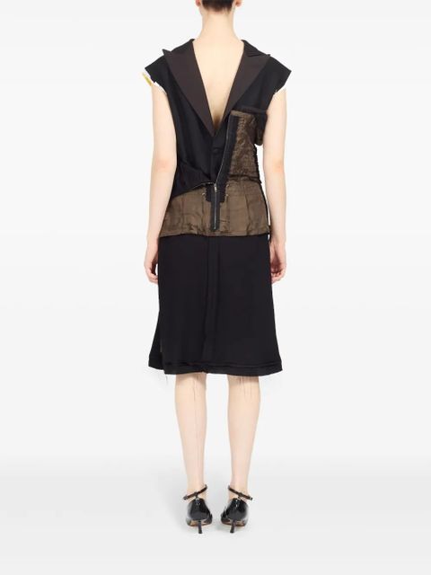 Maison Margiela inside-out effect dress - Black