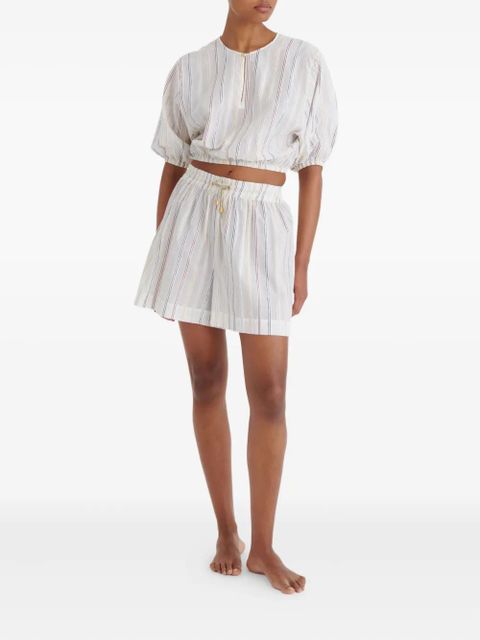 ERES Neda striped shorts - White - zdjęcie produktu nr 2