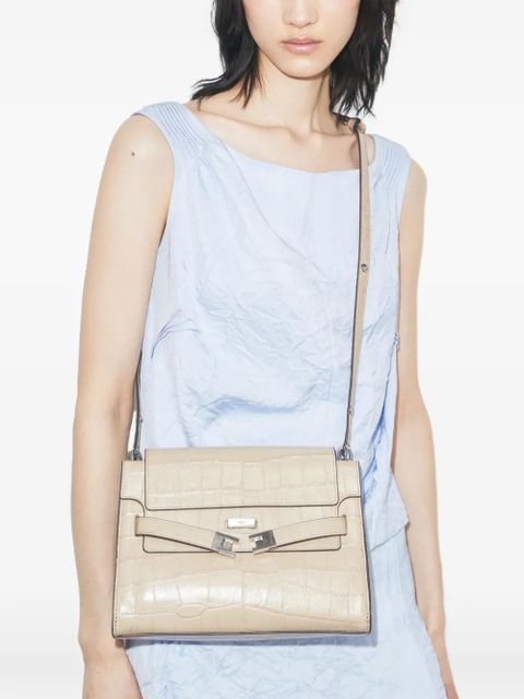 Tory Burch Lee Radziwill embossed shoulder bag - Neutrals - zdjęcie produktu nr 2