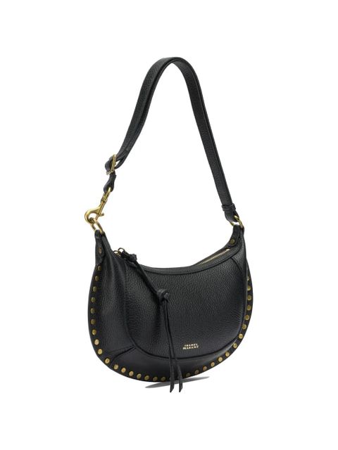 ISABEL MARANT Oskan Moon stud-embellished shoulder bag - Black