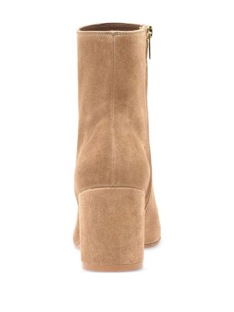 Gianvito Rossi 70mm Joelle suede block-heel boots - Brown - zdjęcie produktu nr 2