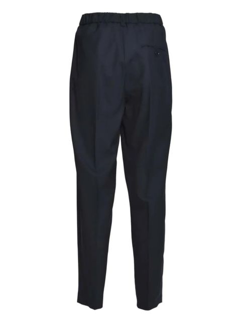 SOLOTRE belt-loops trousers - Blue
