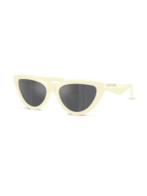 Burberry Eyewear pilot-frame sunglasses - Yellow - zdjęcie produktu nr 2