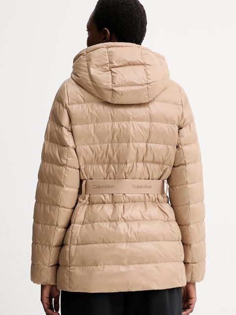 Calvin Klein kurtka kolor beżowy zimowa LV044D542G - zdjęcie produktu nr 2