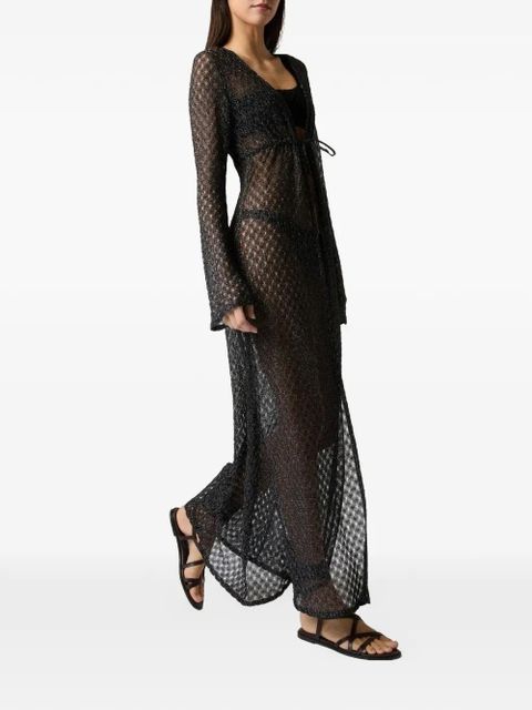 Missoni long-sleeve cover-up - Black