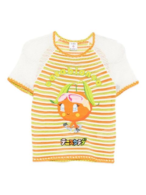 Casablanca rave-character top - Orange - zdjęcie produktu nr 1