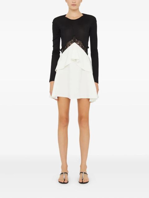 Christopher Esber Endrey lace-insert mini dress - Black