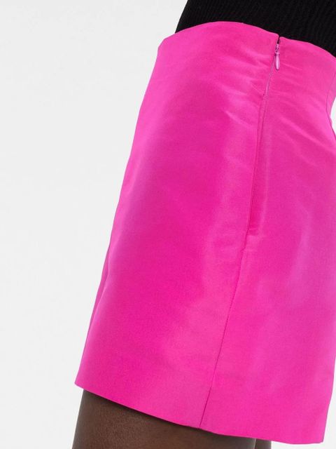 Valentino Garavani high-waisted silk shorts - Pink