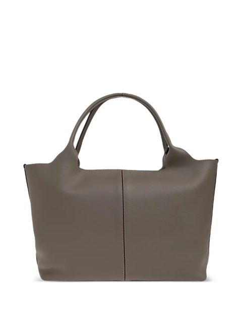 Tod's leather shopper bag - Grey