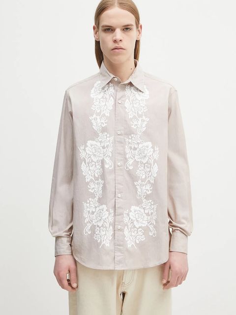 Aries koszula bawełniana Lace Overprinted Poplin Shirt - zdjęcie produktu nr 1