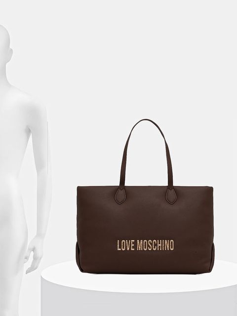 Love Moschino torebka kolor brązowy JC4395PP0NKD031A