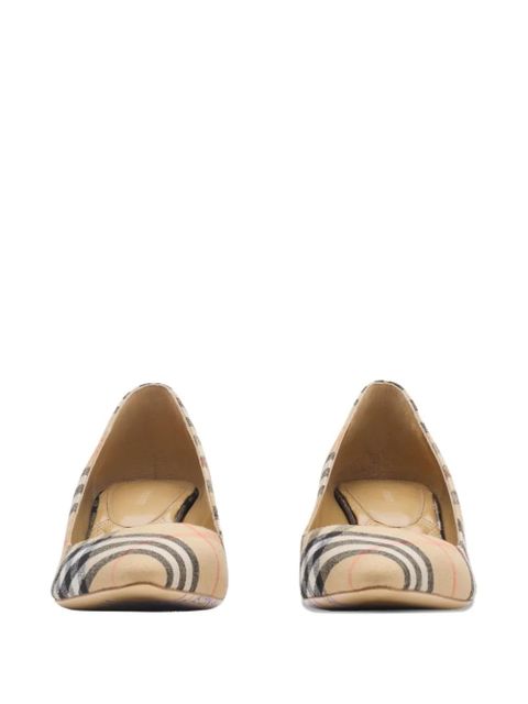 Burberry 55mm Check Dame pumps - Neutrals