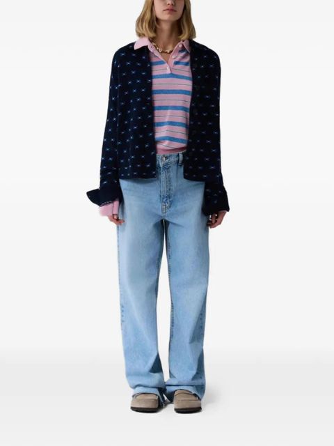 Guest In Residence Dylan buttoned silk shirt - Blue - zdjęcie produktu nr 2