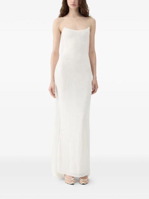 Jacquemus La Plumetis dress - White