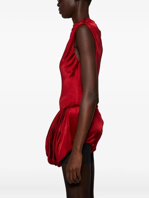 Magda Butrym draped cowl-neck dress - Red - zdjęcie produktu nr 2